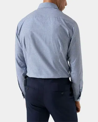 Eton Men's Slim-Fit Check Twill Shirt | Thumbnail 2 Eton Men's Slim-Fit Check Twill Shirt | Thumbnail 2