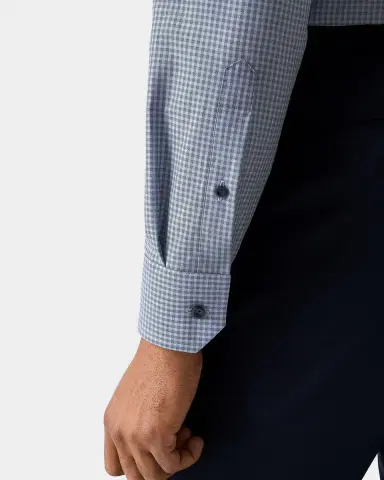 Eton Men's Slim-Fit Check Twill Shirt | Thumbnail 6 Eton Men's Slim-Fit Check Twill Shirt | Thumbnail 6