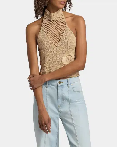 Ramy Brook Celeste Open-Knit Cotton Top | Thumbnail 4 Ramy Brook Celeste Open-Knit Cotton Top | Thumbnail 4