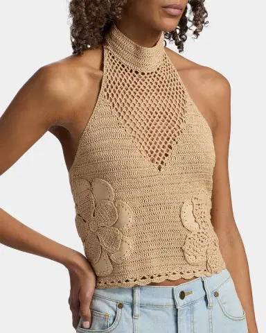Ramy Brook Celeste Open-Knit Cotton Top | Thumbnail 5 Ramy Brook Celeste Open-Knit Cotton Top | Thumbnail 5