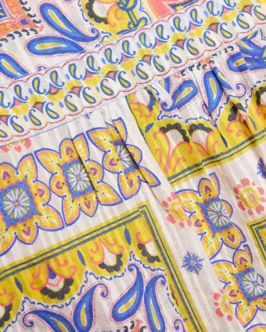 Ramy Brook Zola Printed Cotton Crop Top | Thumbnail 6 Ramy Brook Zola Printed Cotton Crop Top | Thumbnail 6