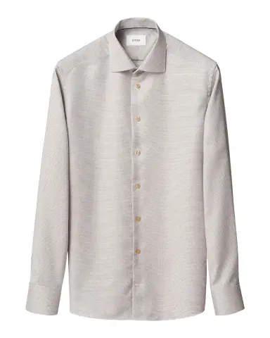 Eton Men's Houndstooth Contemporary-Fit Cotton Twill Shirt | Thumbnail 1 Eton Men's Houndstooth Contemporary-Fit Cotton Twill Shirt | Thumbnail 1