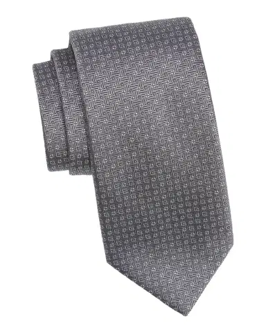 Canali Men's Geometric Silk Tie | Thumbnail 1
