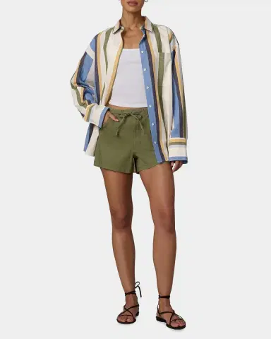 Joe's Jeans Bowie Cotton-Blend Shorts | Thumbnail 2 Joe's Jeans Bowie Cotton-Blend Shorts | Thumbnail 2