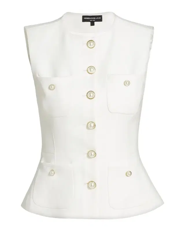 Generation Love Susanna Stretch Crepe Vest