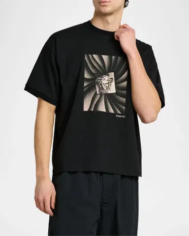 Versace Jeans Couture Medusa Cotton T-Shirt | Thumbnail 4