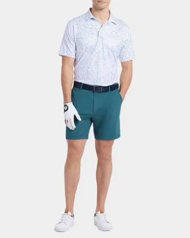 Robert Graham Men 's Baybridge Dot-Print Polo Shirt | Thumbnail 2
