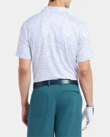 Robert Graham Men 's Baybridge Dot-Print Polo Shirt | Thumbnail 3
