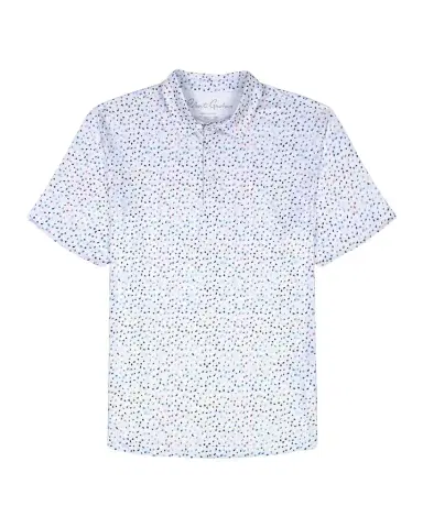 Robert Graham Men 's Baybridge Dot-Print Polo Shirt | Thumbnail 1