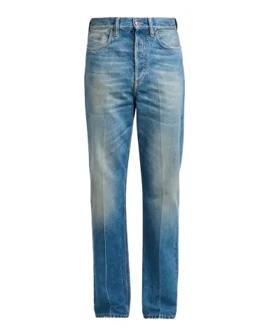 Versace Jeans Couture Straight-Leg Stone-Washed Jeans | Thumbnail 1
