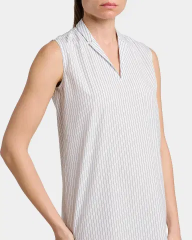 Jil Sander Pinstriped Cotton Poplin Minidress | Thumbnail 5 Jil Sander Pinstriped Cotton Poplin Minidress | Thumbnail 5