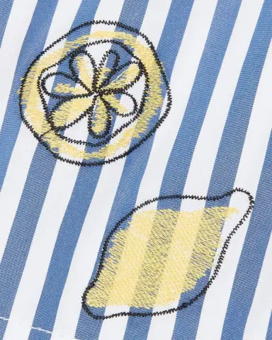 Tanya Taylor Fallon Striped Cotton Shorts | Thumbnail 6