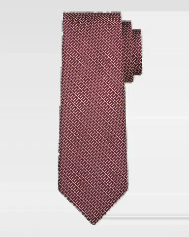 Tom Ford Men's Linen Zipper-Effect Tie | Thumbnail 2 Tom Ford Men's Linen Zipper-Effect Tie | Thumbnail 2