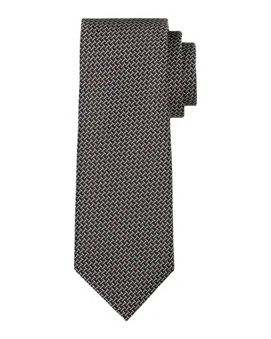 Tom Ford Men's Linen Zipper-Effect Tie | Thumbnail 1