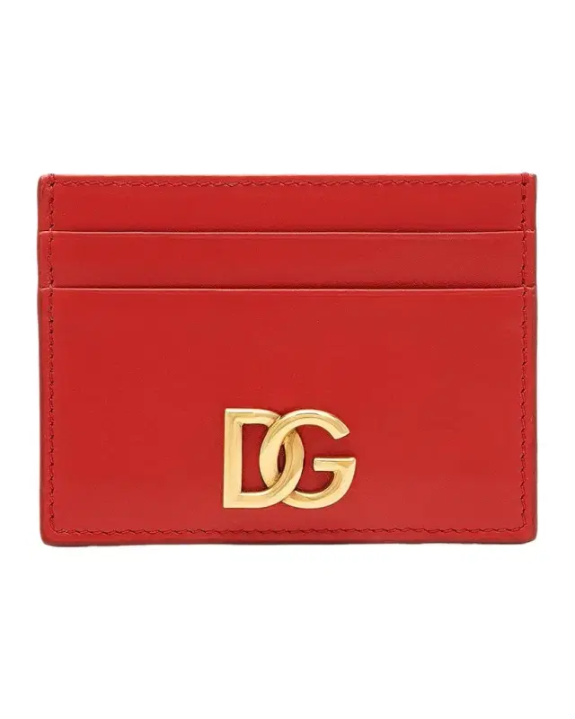 Dolce & Gabbana Logo Leather Card Case