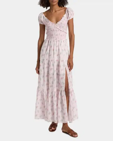 LoveShackFancy Amandla Cotton Maxi Dress | Thumbnail 4