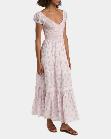 LoveShackFancy Amandla Cotton Maxi Dress | Thumbnail 6