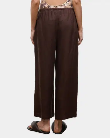 Staud Mateo Linen Crop Pants | Thumbnail 3