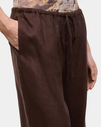 Staud Mateo Linen Crop Pants | Thumbnail 5