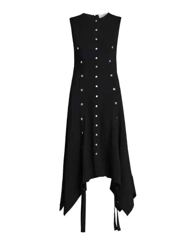 Stella McCartney Snapped Sleeveless Midi Dress