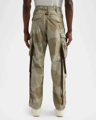 G-Star Men's MA1 Camouflage Cotton-Blend Tapered Cargo Pants | Thumbnail 4 G-Star Men's MA1 Camouflage Cotton-Blend Tapered Cargo Pants | Thumbnail 4