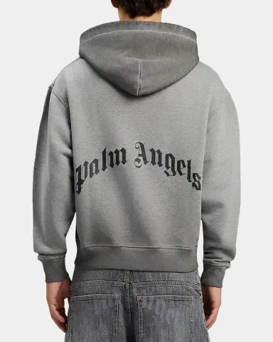 Palm Angels Men 's Skull-Print Logo Zip-Front Hoodie | Thumbnail 5 Palm Angels Men 's Skull-Print Logo Zip-Front Hoodie | Thumbnail 5