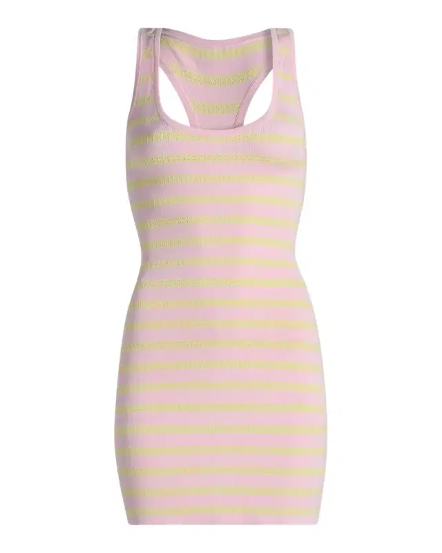 LoveShackFancy Gayle Striped Tank Minidress