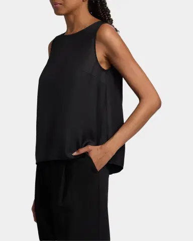 Loulou De Saison Gema Draped Silk Open-Back Top | Thumbnail 7