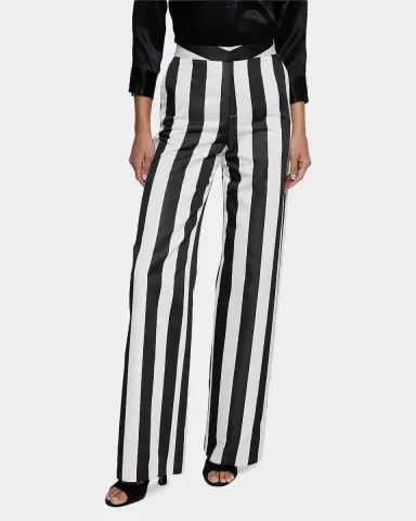 L'AGENCE Livvy Striped Straight-Leg Trousers | Thumbnail 4 L'AGENCE Livvy Striped Straight-Leg Trousers | Thumbnail 4