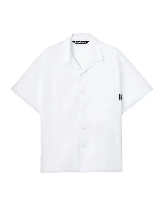 Palm Angels Men 's Logo Camp-Collar Cotton Bowling Shirt