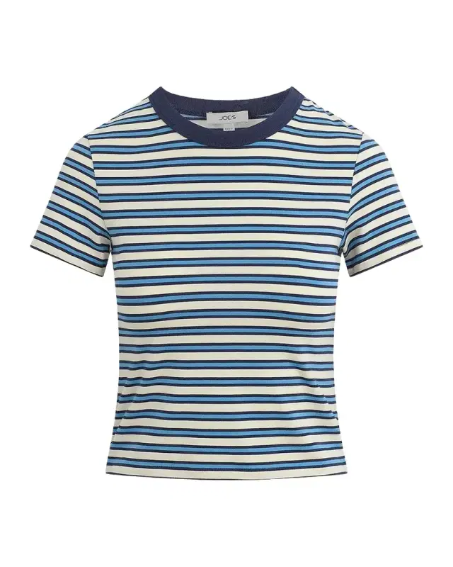 Joe 's Jeans The Baby Striped Cotton-Blend T-Shirt