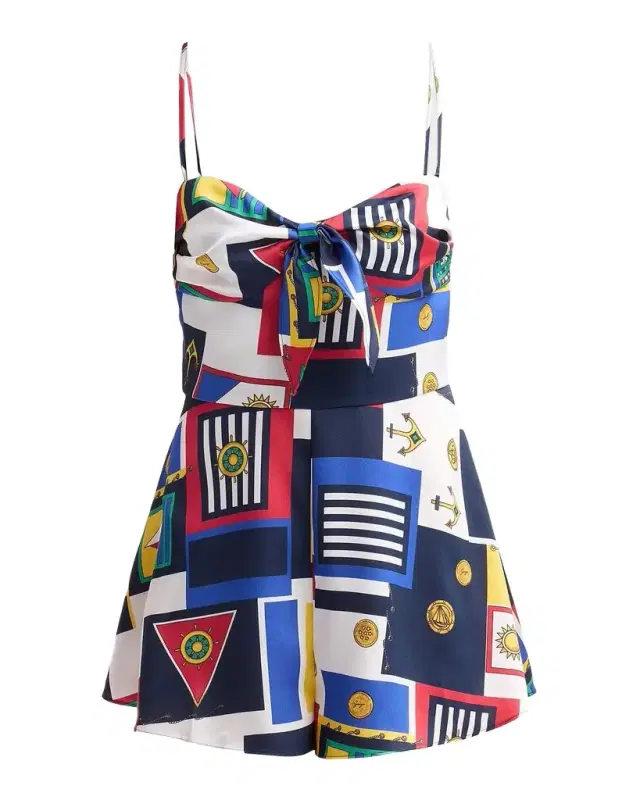SEROYA Laurell Printed Romper