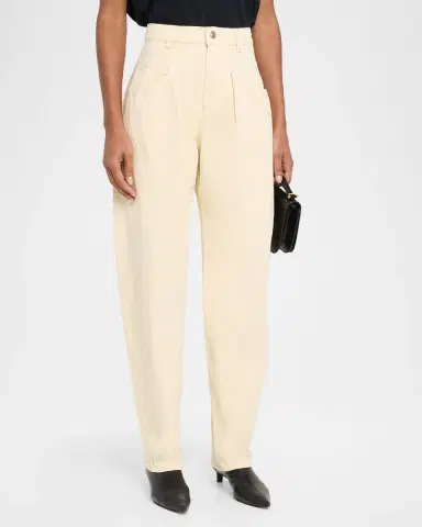 Isabel Marant Lisha Straight Mid-Rise Jeans | Thumbnail 4 Isabel Marant Lisha Straight Mid-Rise Jeans | Thumbnail 4