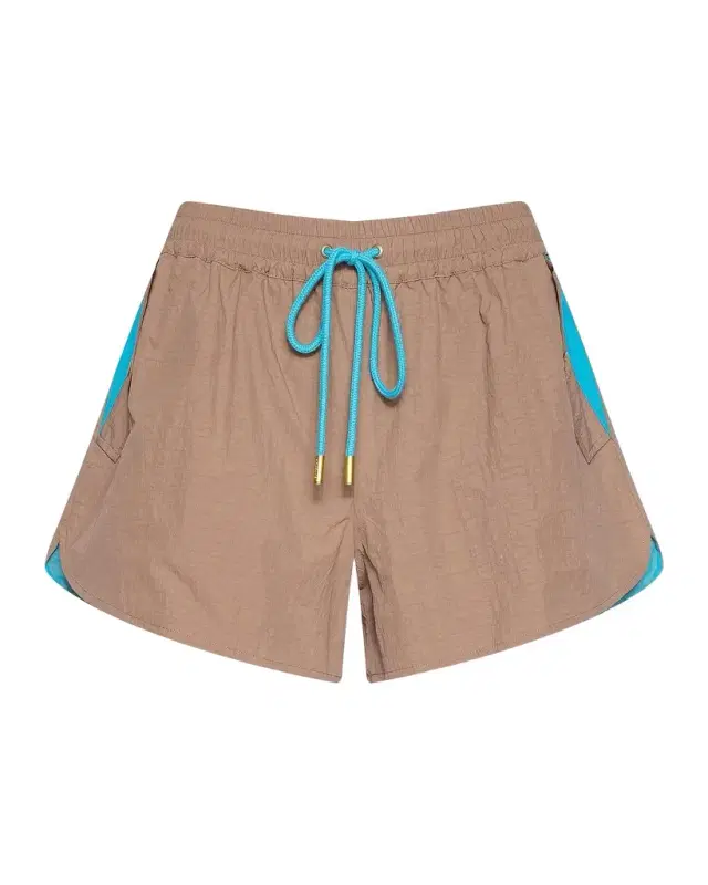 L 'AGENCE Grayson Dolphin-Hem Drawstring Shorts