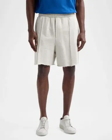 Helmut Lang Men's Cotton Terry Shorts | Thumbnail 4 Helmut Lang Men's Cotton Terry Shorts | Thumbnail 4