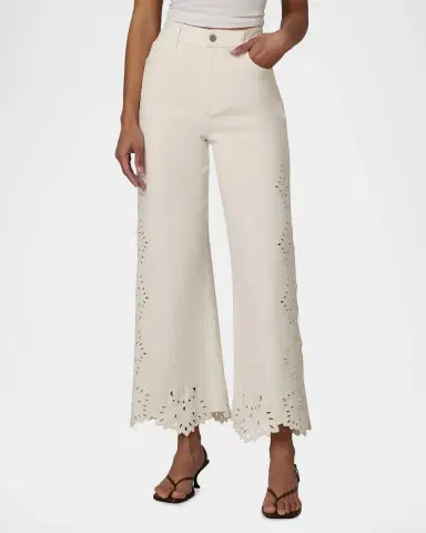 Joe's Jeans Mia Stretch-Cotton Wide-leg Ankle Jeans | Thumbnail 4