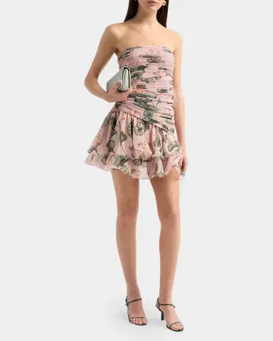 PatBo Lotus Ruched Mini Dress | Thumbnail 4