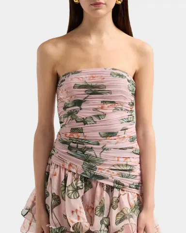 PatBo Lotus Ruched Mini Dress | Thumbnail 5