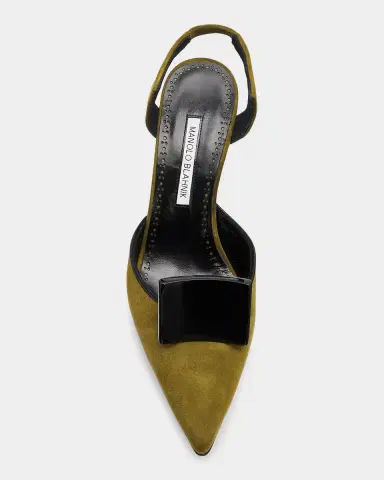 Manolo Blahnik Domitila Suede Stiletto Pumps | Thumbnail 5 Manolo Blahnik Domitila Suede Stiletto Pumps | Thumbnail 5