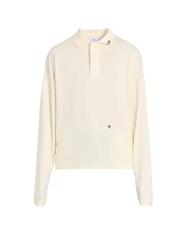 Rhude Men 's Fontaine Oversized Long-Sleeve Polo Shirt