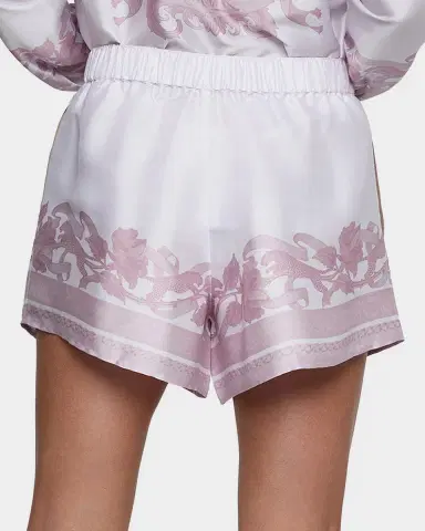 L'Agence Maela Printed Satin Shorts | Thumbnail 3 L'Agence Maela Printed Satin Shorts | Thumbnail 3