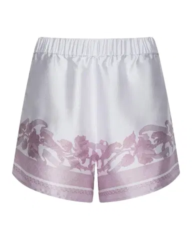 L'Agence Maela Printed Satin Shorts | Thumbnail 1 L'Agence Maela Printed Satin Shorts | Thumbnail 1