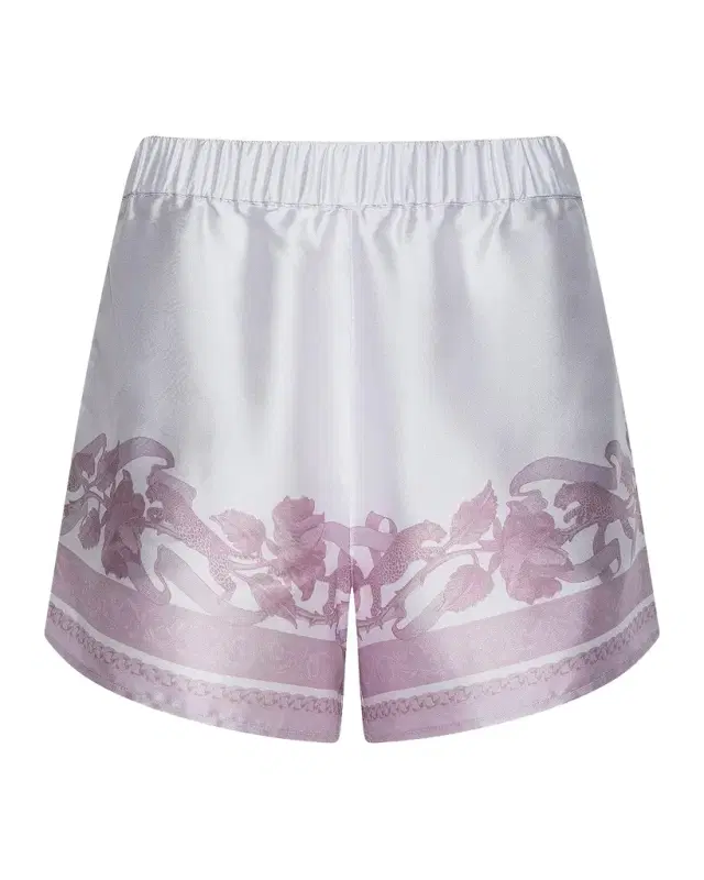 Maela Printed Satin Shorts Maela Printed Satin Shorts