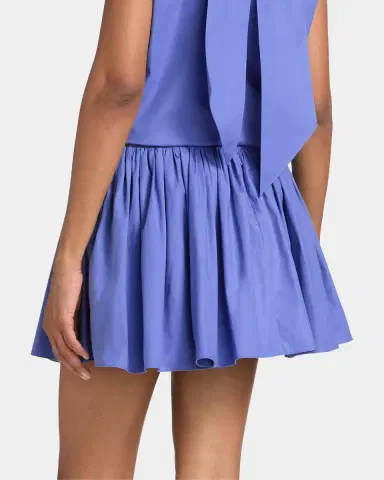 Brandon Maxwell The Hadley Shirred Mini Skirt | Thumbnail 3