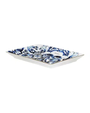 Dolce & Gabbana Blu Mediterraneo Rectangular Trinket Tray | Thumbnail 1 Dolce & Gabbana Blu Mediterraneo Rectangular Trinket Tray | Thumbnail 1