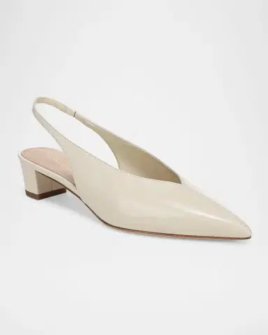 Veronica Beard 40mm Pamela Leather Slingback Pumps | Thumbnail 2