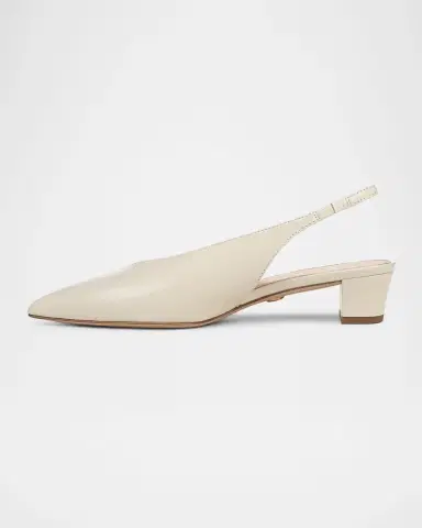 Veronica Beard 40mm Pamela Leather Slingback Pumps | Thumbnail 5