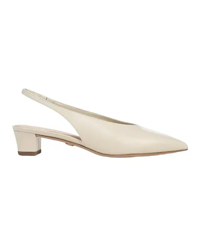 Veronica Beard 40mm Pamela Leather Slingback Pumps