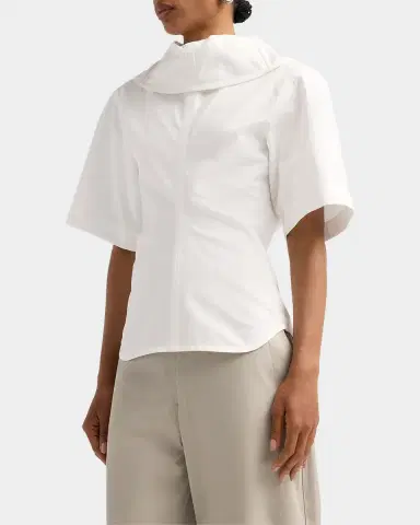 Bottega Veneta Compact Cotton Toile Shirt | Thumbnail 6