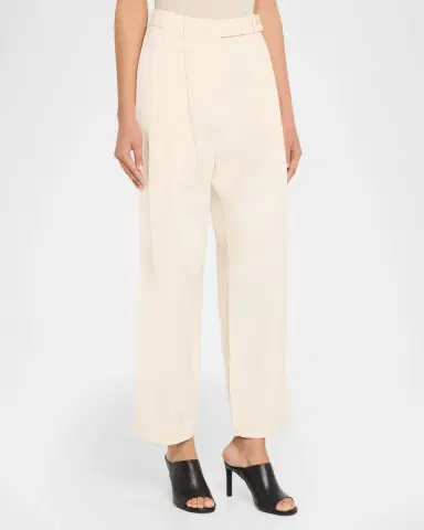 Co Pleated Viscose-Linen Pants | Thumbnail 4